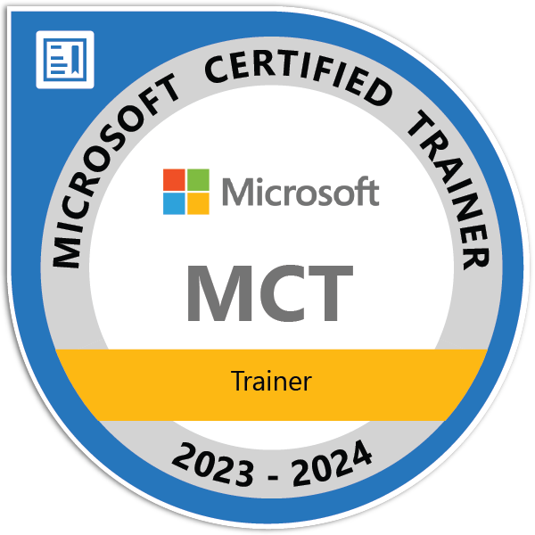 Microsoft Certified Trainer 2023-2024